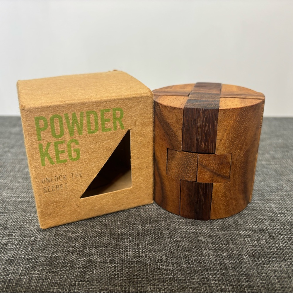 Wooden Puzzle Cylinder